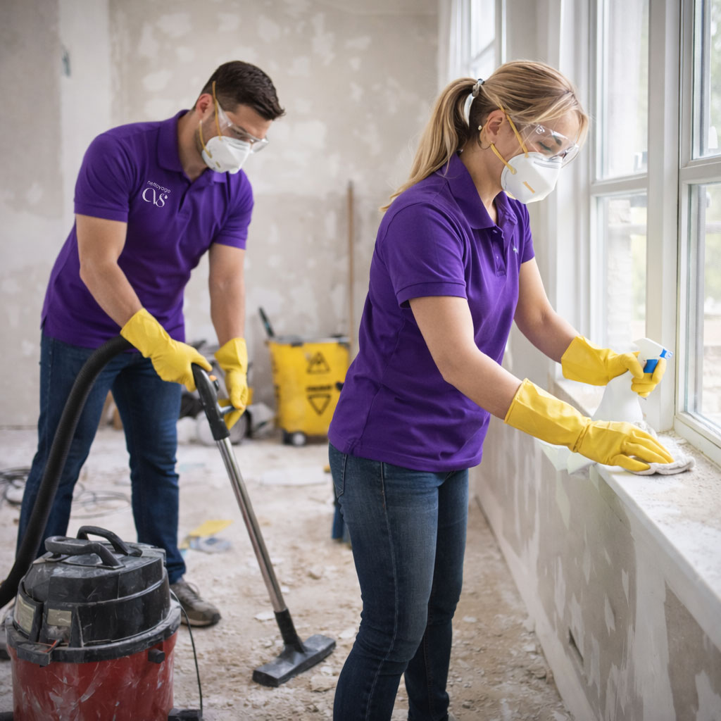 Nettoyage après construction